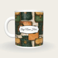 Engraving Jewel Bags Name Mug, back with the second name label