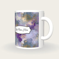 Storybook Bee Name Mug 2, three-quarter view