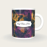 Penny Dreadful Butterfly Name Mug 2, front with the name label