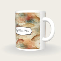 Storybook Fish Name Mug, three-quarter view