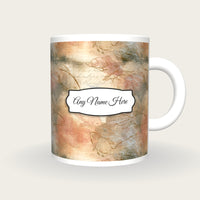 Storybook Fish Name Mug 2, front with the name label