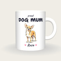 Personalised Chihuahua Dog Mum Mug, front