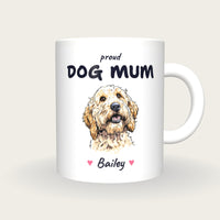 Personalised Cockapoo Dog Mum Mug, front