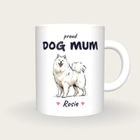 Personalised Samoyed Dog Mum Mug, front