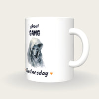 Personalised Ghoul Mug, Ghoul Gang, three-quarter view