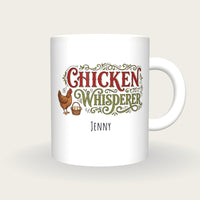 Personalised Chicken Whisperer Mug, front