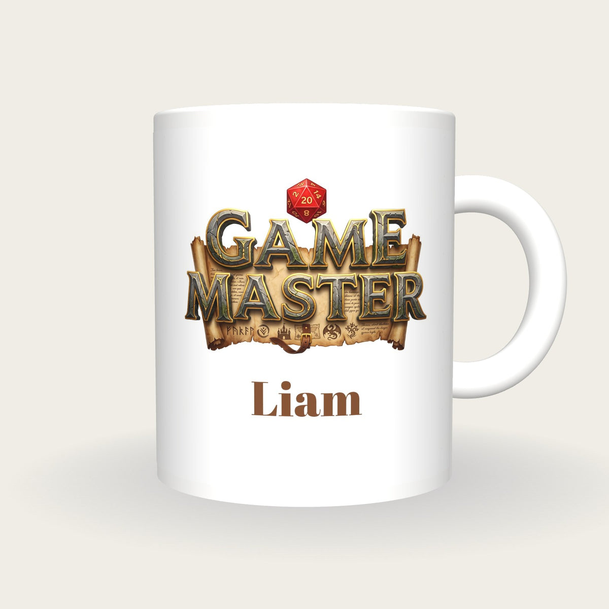 Personalised Game Master Mug, front
