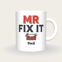 Personalised Mr Fix It DIY Mug, front