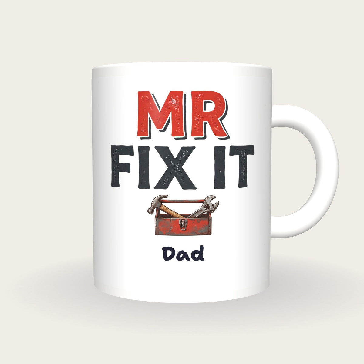Personalised Mr Fix It DIY Mug, front