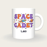 Personalised Space Cadet Mug, front