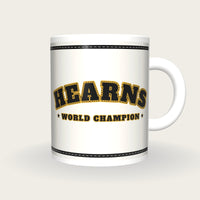 Personalised White and Black Boxing Robe Mug, front