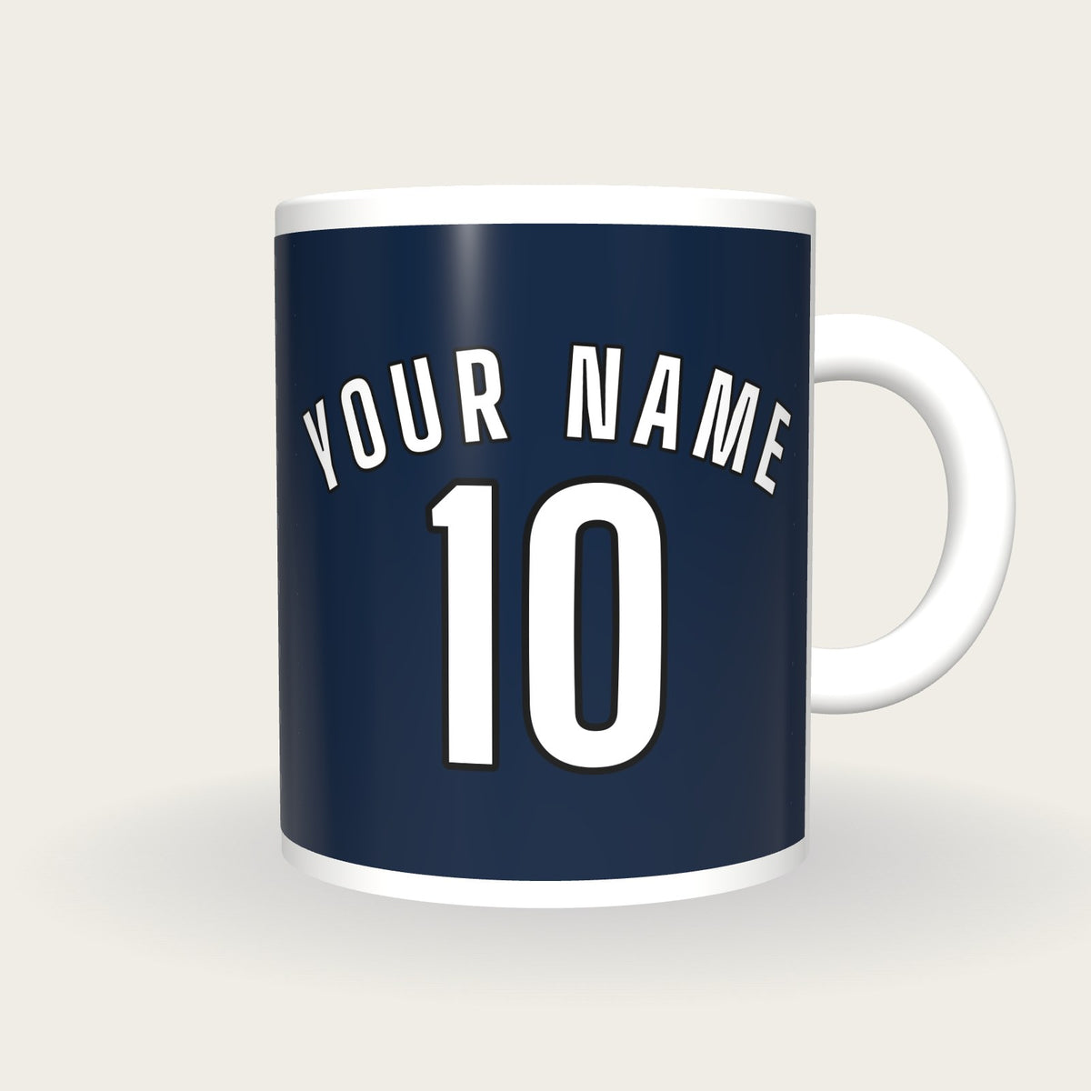 Design Your Own Cricket Shirt Mug, front