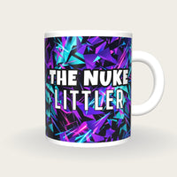 Personalised Neon Shards Darts Shirt Mug, front