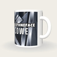 Personalised Silver Chrome Darts Shirt Mug, three-quarter view