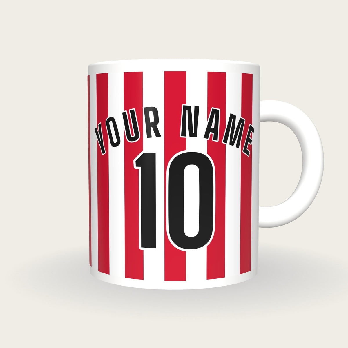 Design Your Own Football Shirt Mug, front