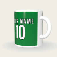 Design Your Own GAA Jersey Mug, three-quarter view