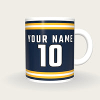 Design Your Own Ice Hockey Jersey Mug, front