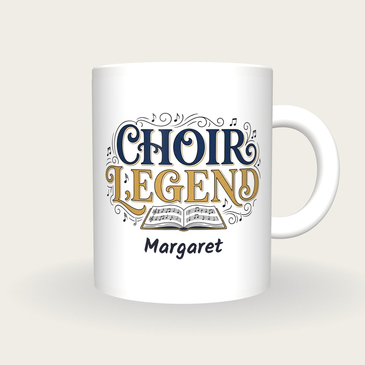 Personalised Choir Legend Mug, front