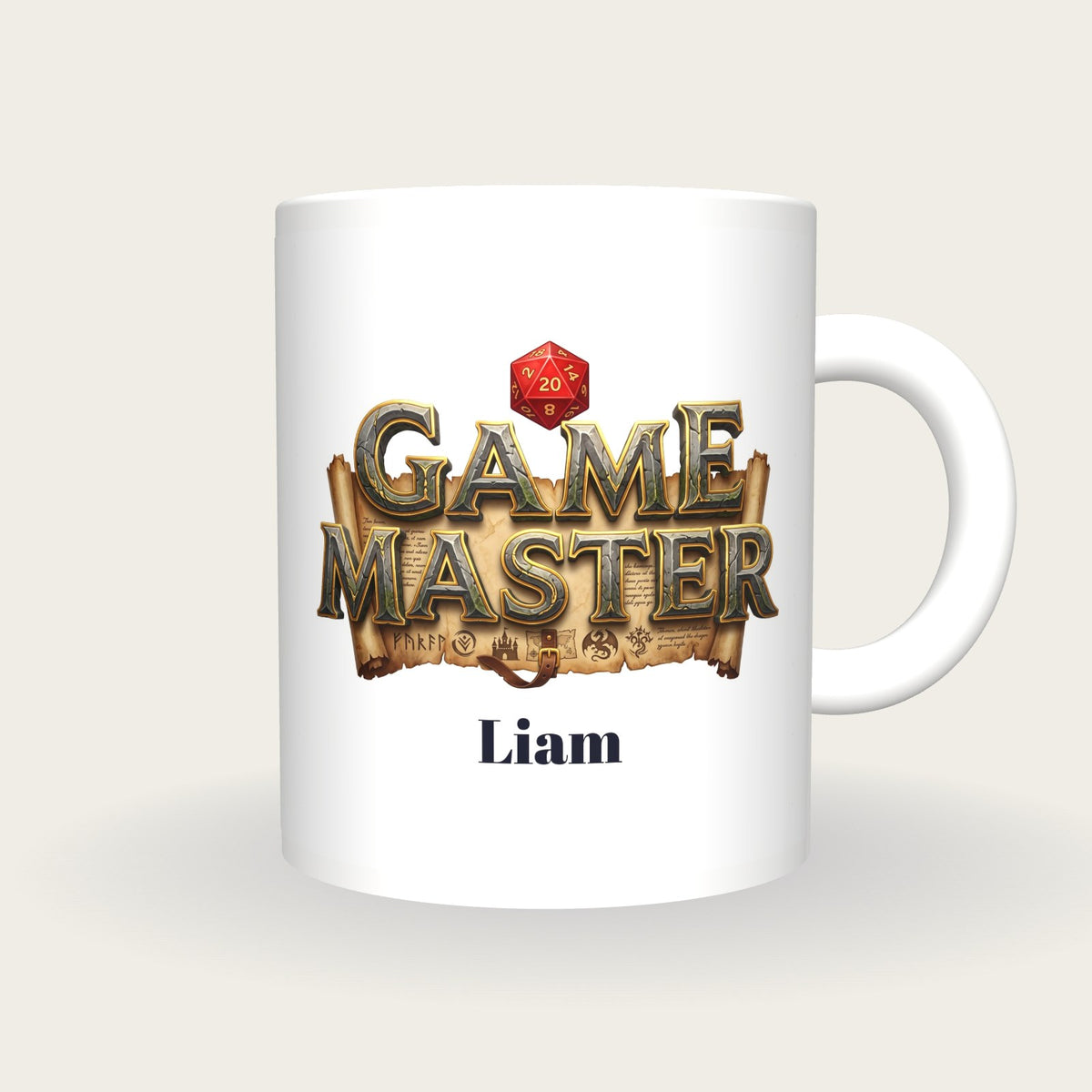 Personalised Game Master Mug, front