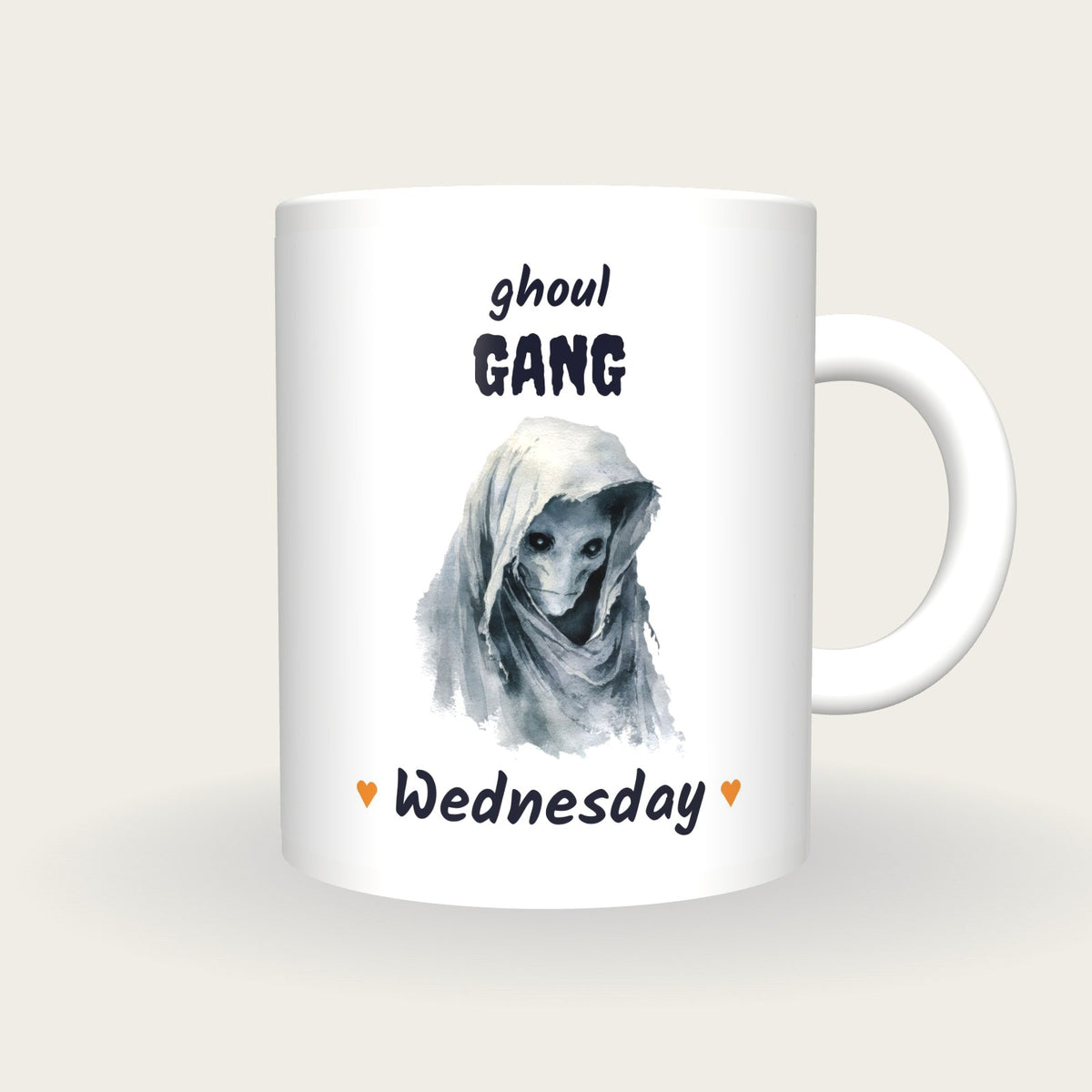 Personalised Ghoul Mug, Ghoul Gang, front