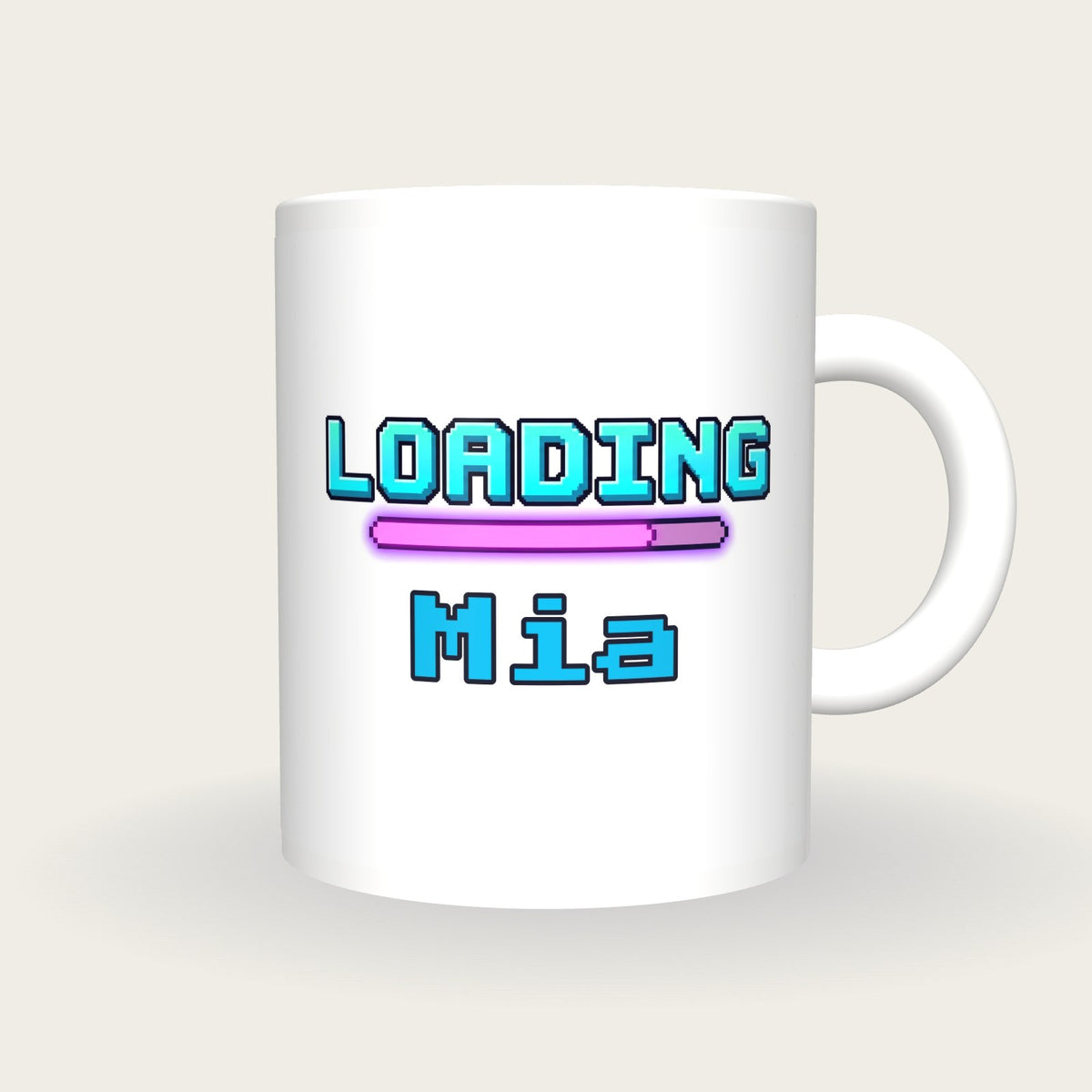 Personalised Loading Gamer Mug, front