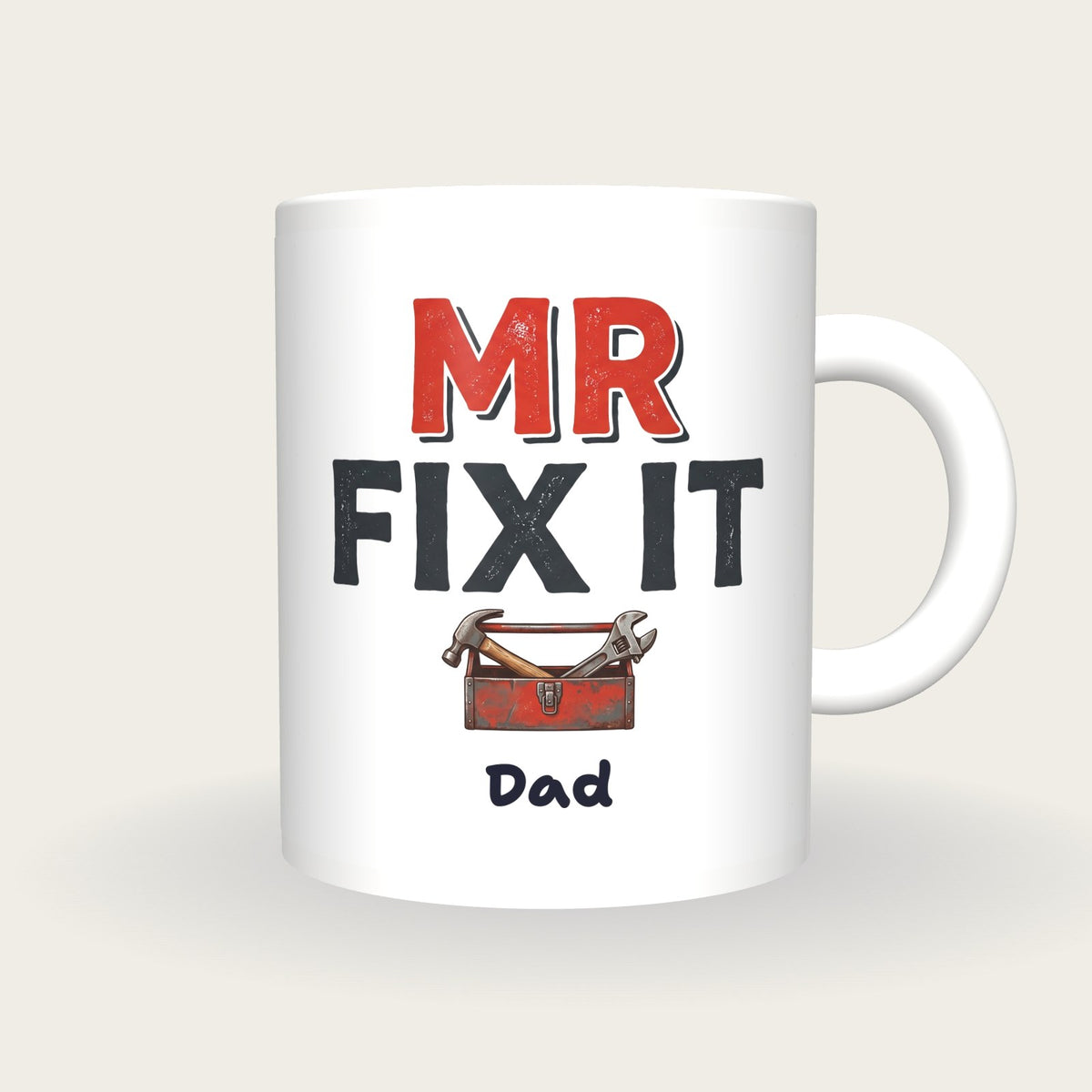 Personalised Mr Fix It DIY Mug, front