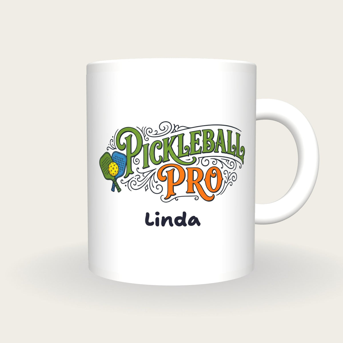 Personalised Pickleball Pro Mug, front