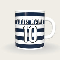 Design Your Own Rugby Shirt Mug, front