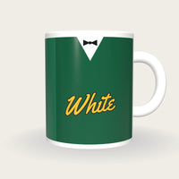 Personalised Emerald Snooker Waistcoat Mug, front