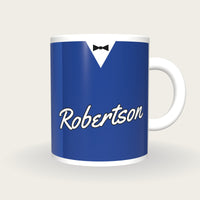 Personalised Royal Blue Snooker Waistcoat Mug, front