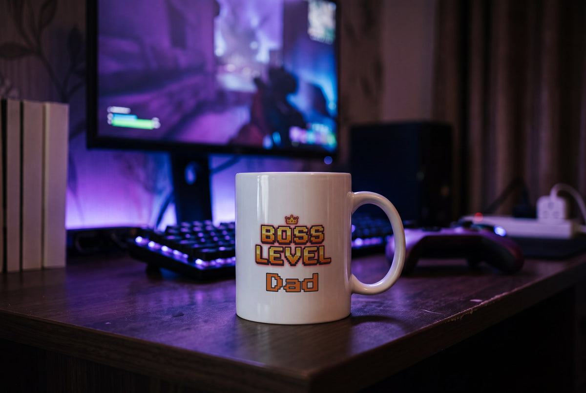Lifestyle: Personalised Boss Level Gamer Mug