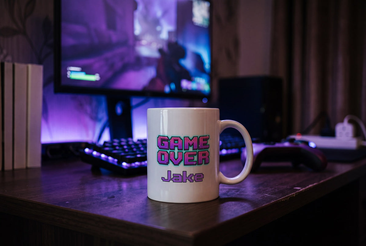 Lifestyle: Personalised Game Over Gamer Mug