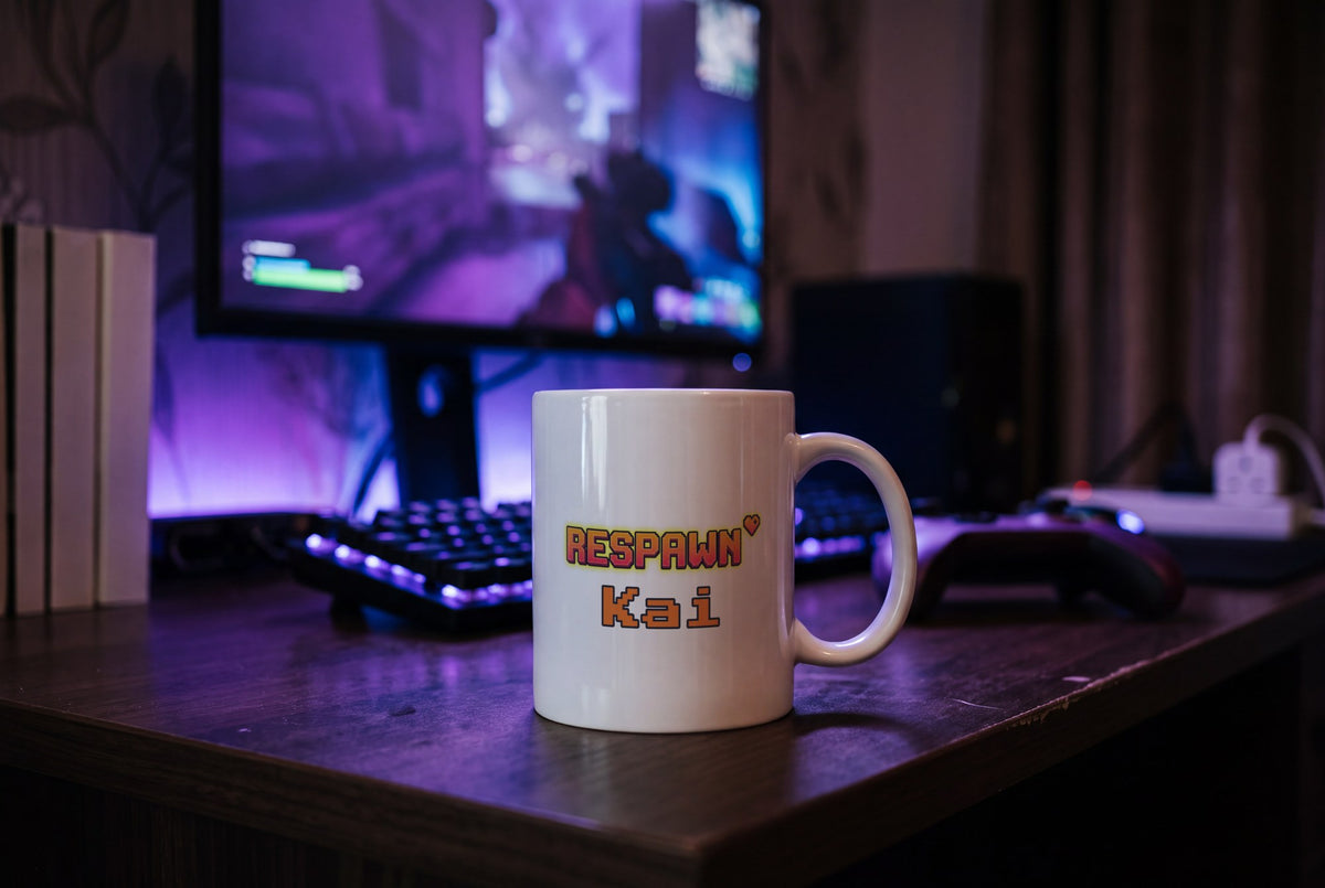 Lifestyle: Personalised Respawn Gamer Mug