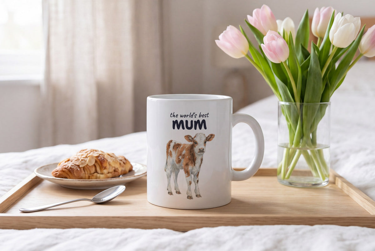 Lifestyle: Personalised Calf Mug, Best Mum