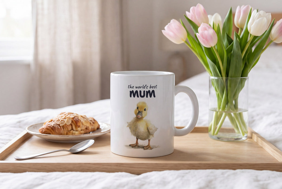 Lifestyle: Personalised Duckling Mug, Best Mum