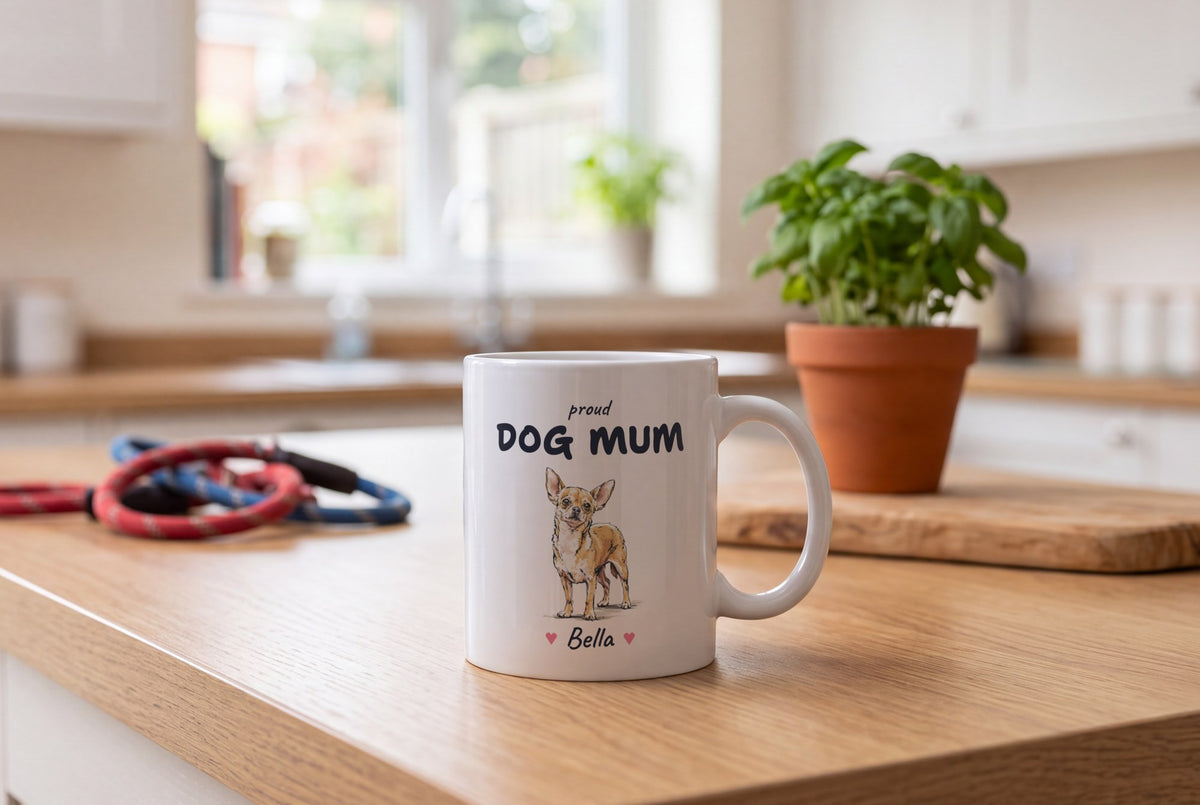 Lifestyle: Personalised Chihuahua Dog Mum Mug