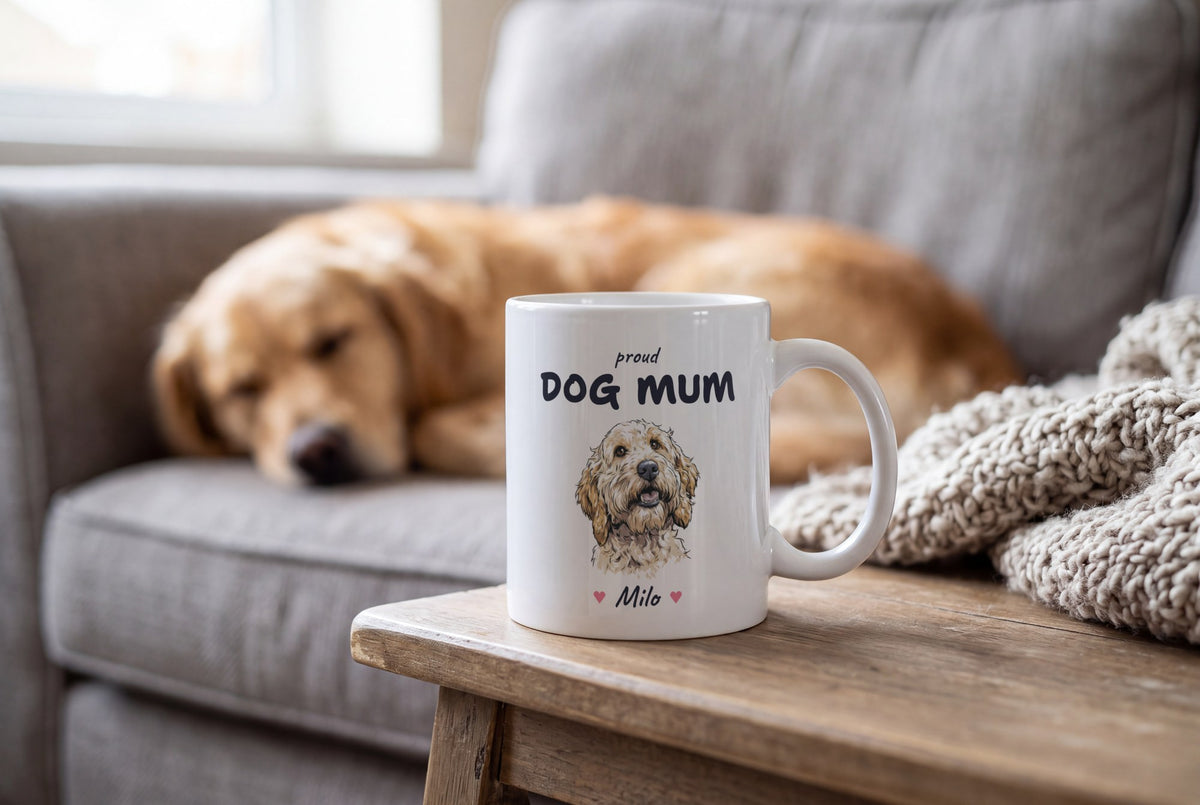 Lifestyle: Personalised Cockapoo Dog Mum Mug