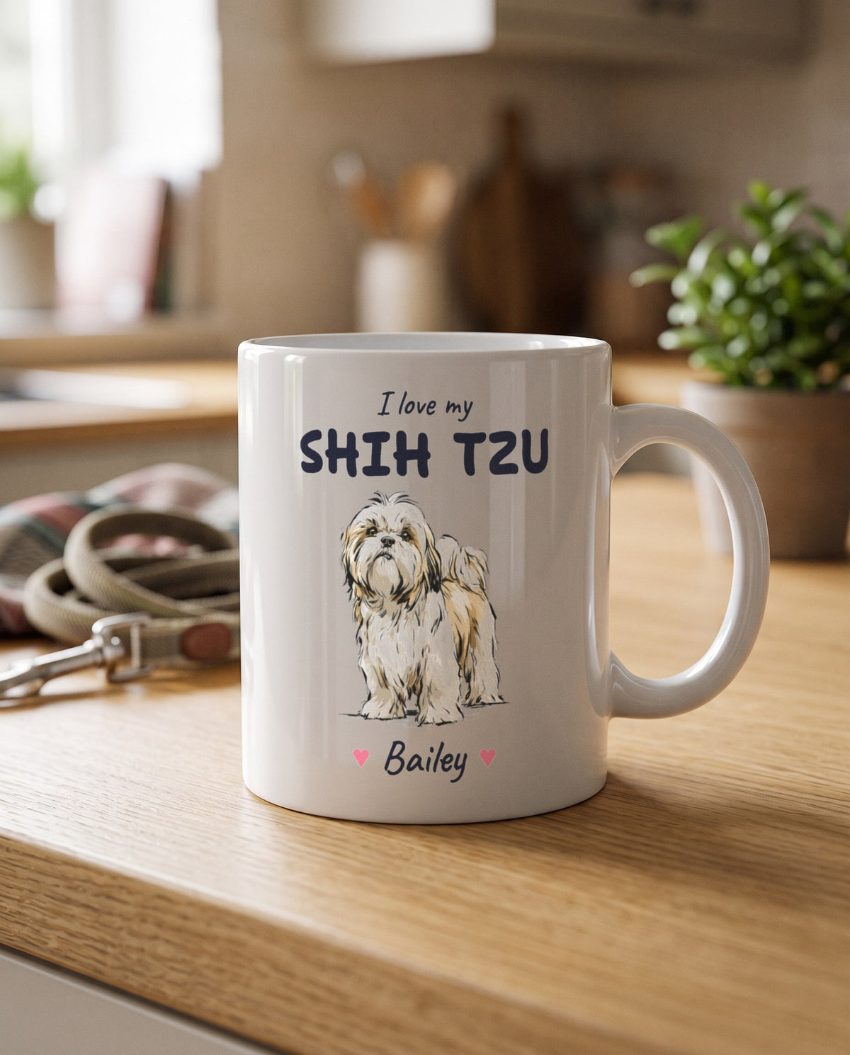 Lifestyle: Personalised I Love My Shih Tzu Mug