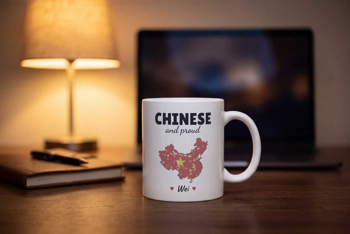 Lifestyle: Personalised China Map Mug, Chinese And Proud