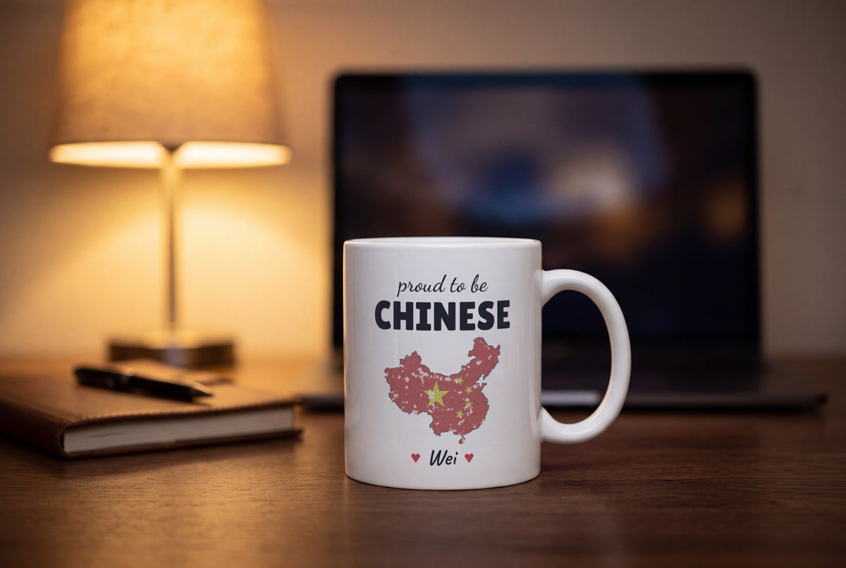 Lifestyle: Personalised China Map Mug, Proud To Be Chinese