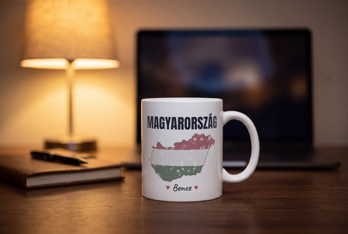 Lifestyle: Personalised Hungary Map Mug, Magyarország