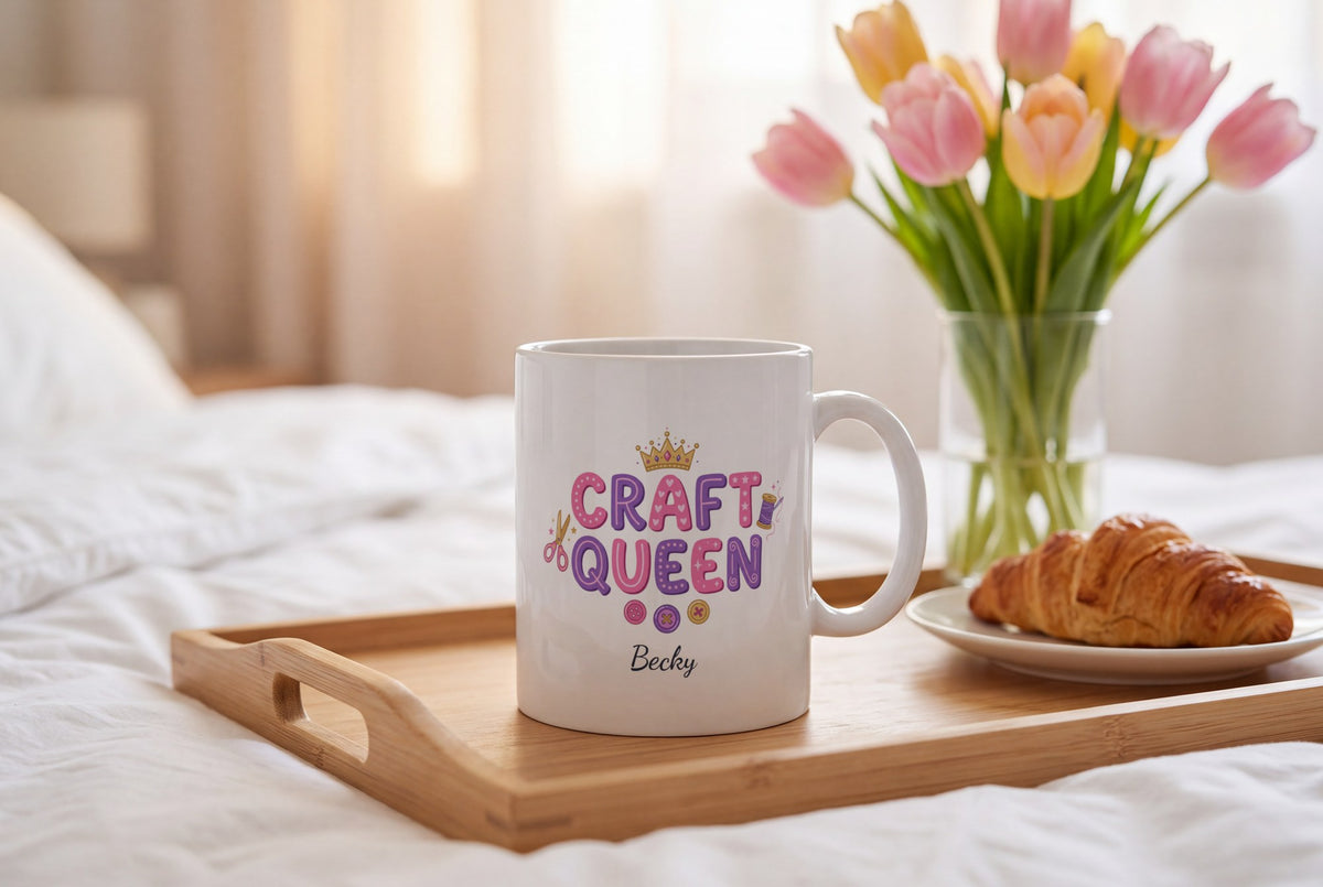 Lifestyle: Personalised Craft Queen Mug