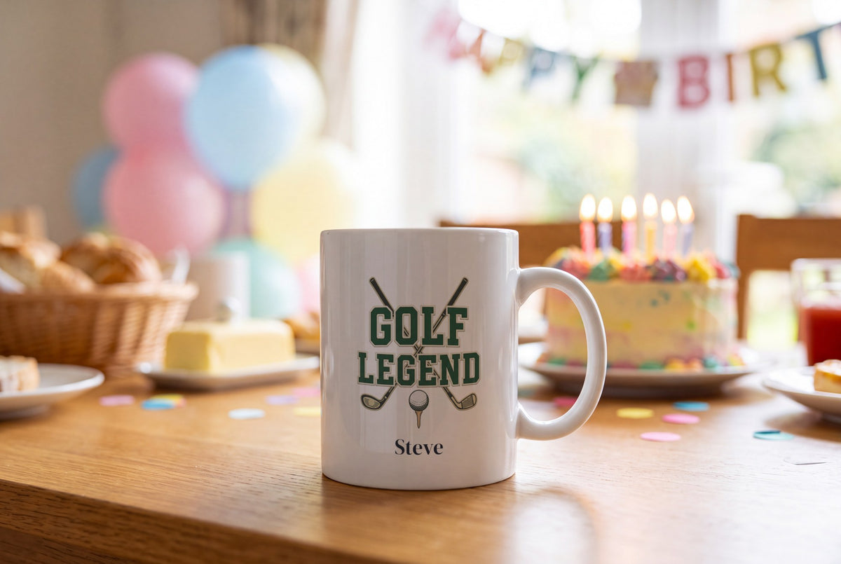 Lifestyle: Personalised Golf Legend Mug
