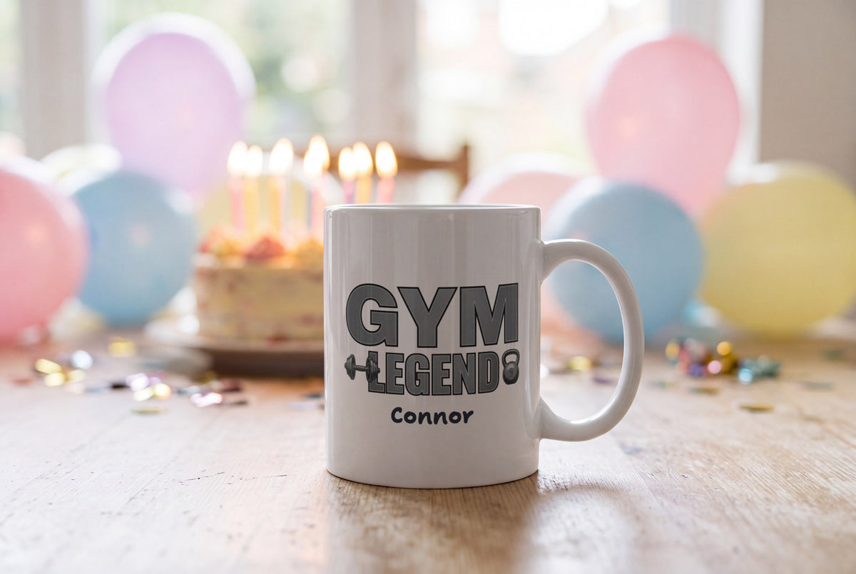 Lifestyle: Personalised Gym Legend Mug