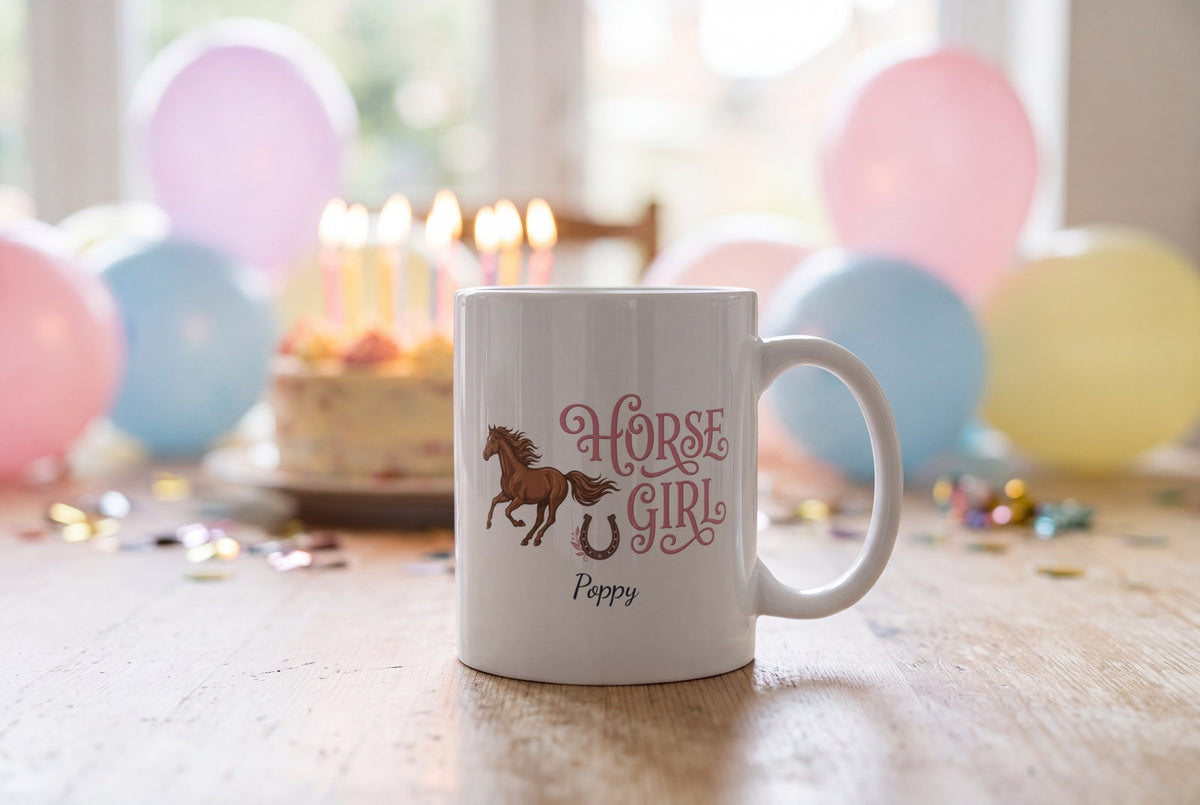 Lifestyle: Personalised Horse Girl Mug