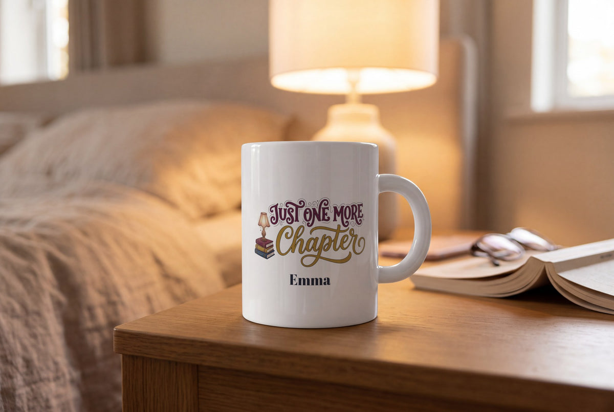 Lifestyle: Personalised Just One More Chapter Book Mug