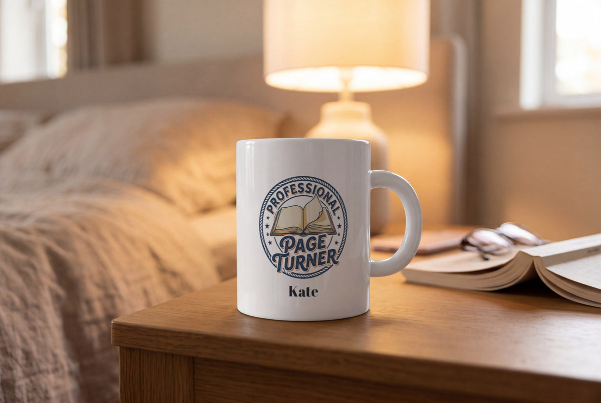 Lifestyle: Personalised Professional Page Turner Book Mug