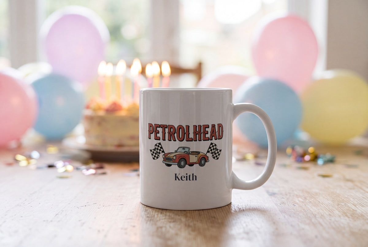 Lifestyle: Personalised Petrolhead Classic Car Mug