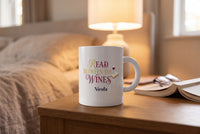 Lifestyle: Personalised Read Between The Wines Book Club Mug