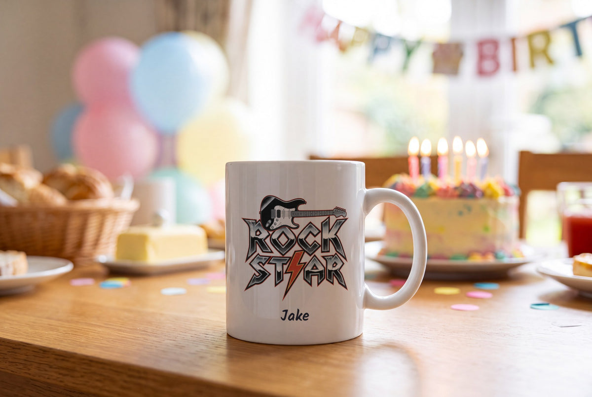 Lifestyle: Personalised Rock Star Mug
